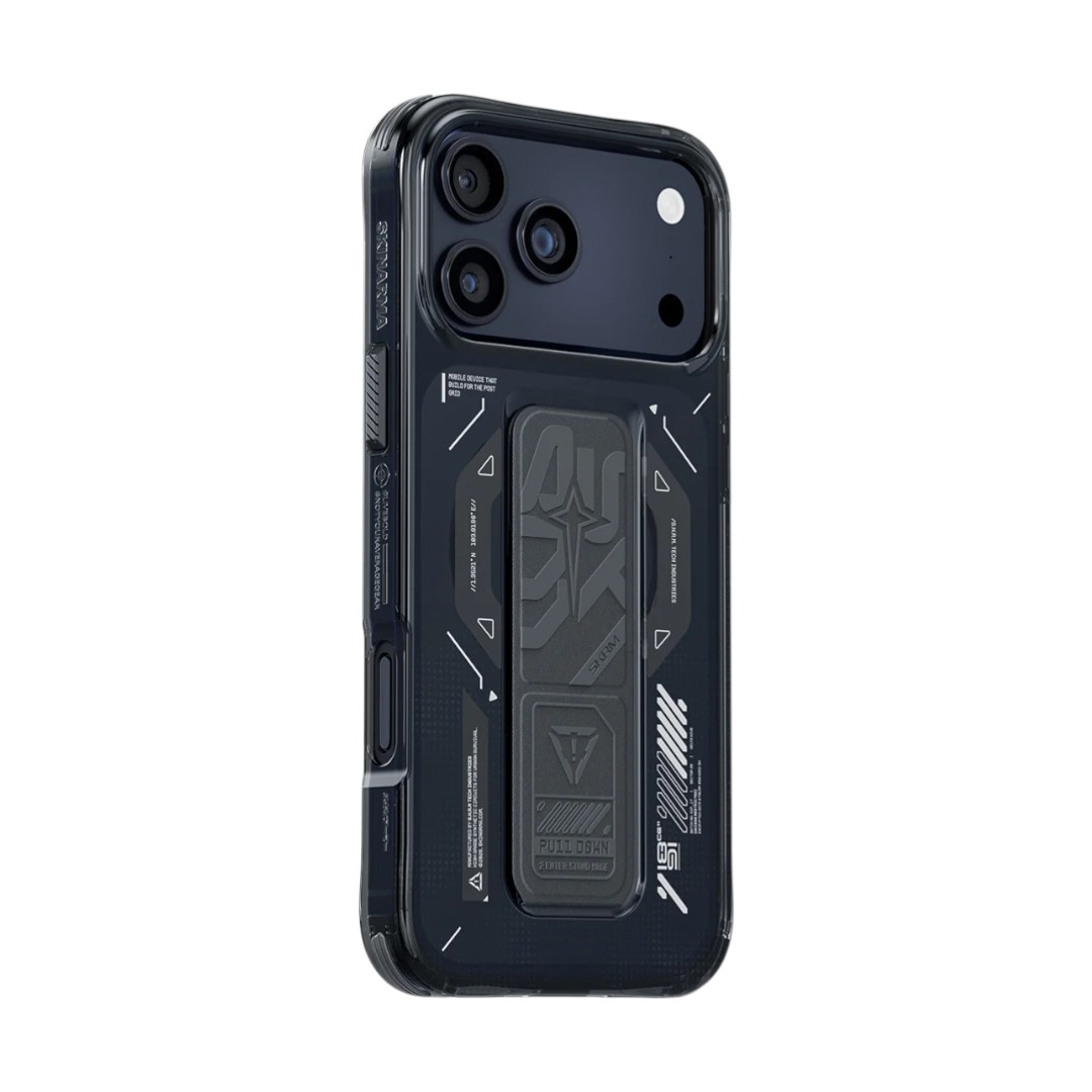 SKINARMA HELIO Case Mag-Charge with Grip-Stand (GRAY)